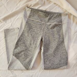 Outdoor Voices Gray Colorblock Leggings Size Medium | Athleisure Yoga Pants